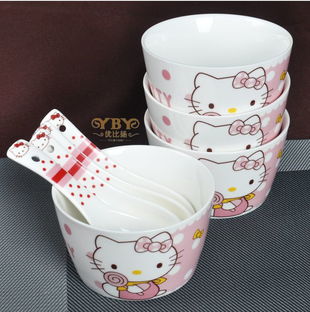 超级可爱韩式日式碗勺套装 提升日常用餐体验的日用小百货